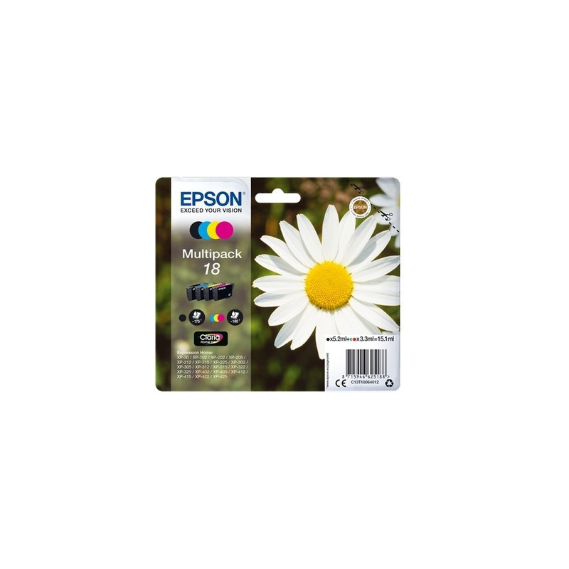Cartouche Origine Epson T1806 Pack x4 - Achat en ligne