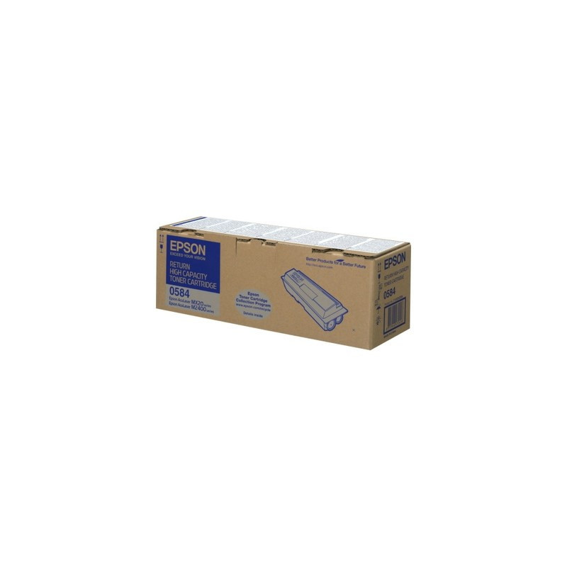 Cartouche d'origine noir Epson C13S050584 pour WorkForce AL-M