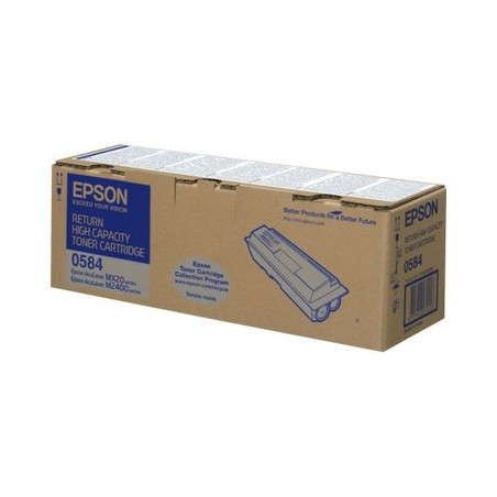 Cartouche d'origine noir Epson C13S050584 pour WorkForce AL-M