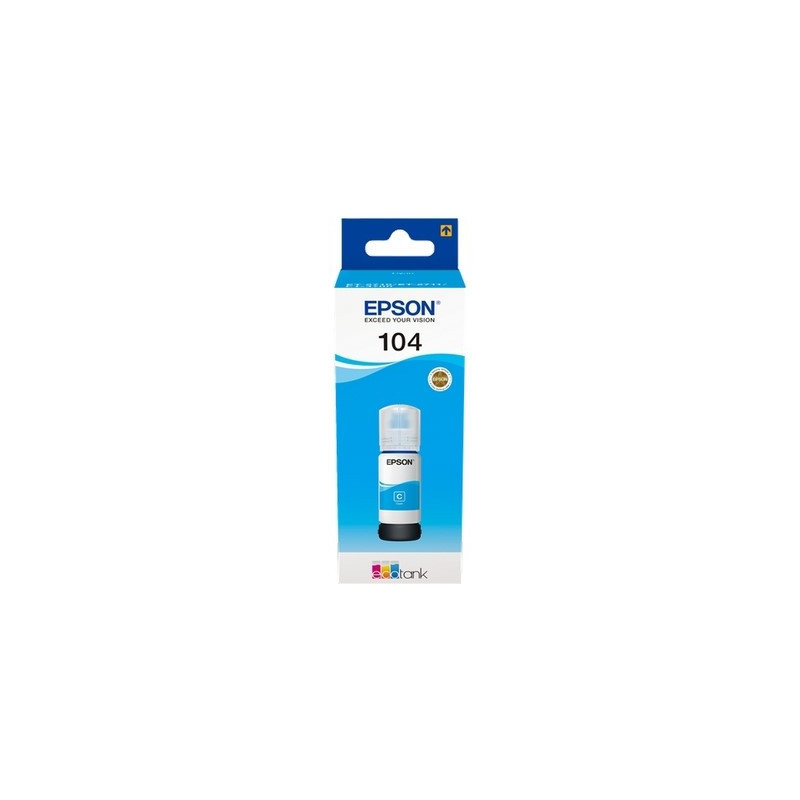 Cartouche Origine Cyan Epson 104 pour EcoTank