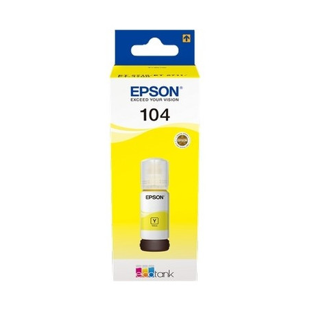 Cartouche Jaune Origine Epson 104 (C13T00P440) - Conforme à votre