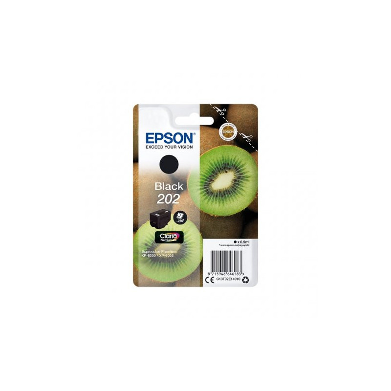Cartouche origine Epson 202 pour XP-6000/6100, conforme et reconnue