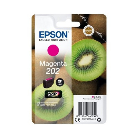 Cartouche Epson C13T02F34010 Magenta (202) - Origine