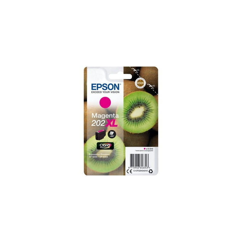 Cartouche Origine Epson 202XL Magenta - Référence OEM exacte