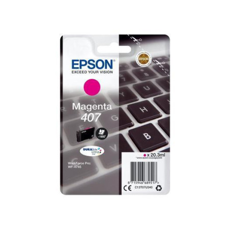 Cartouche Origine Magenta Epson 407 - Conformité et rendus calibrés