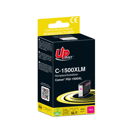 Cartouche d'encre UPrint compatible Canon PGI-1500XL Magenta · 954