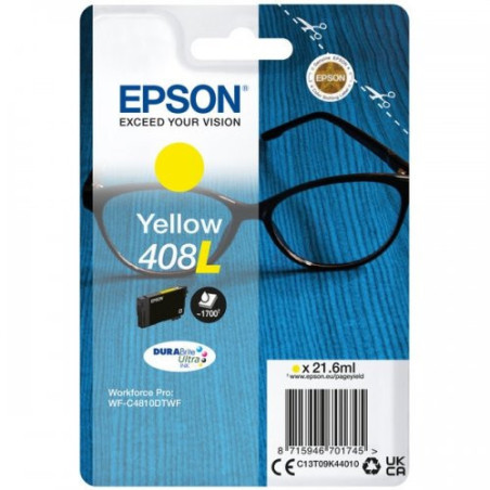 Cartouche 408XL Jaune Epson Originale - C13T09K44010