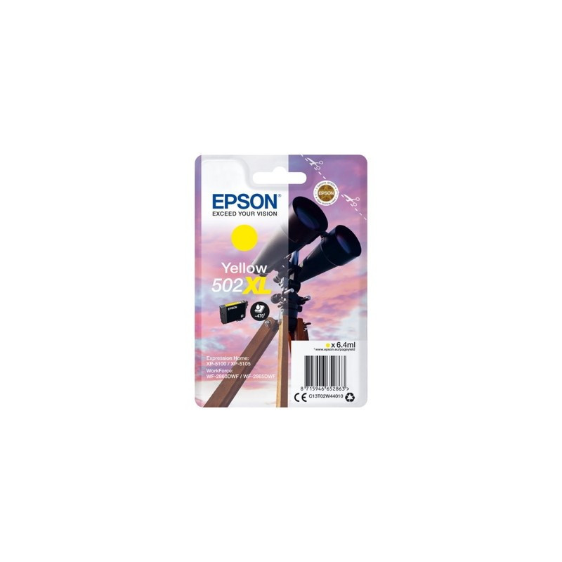 Cartouche jaune d’origine 502XL pour Epson XP-5100/5105/5115/5150/5155