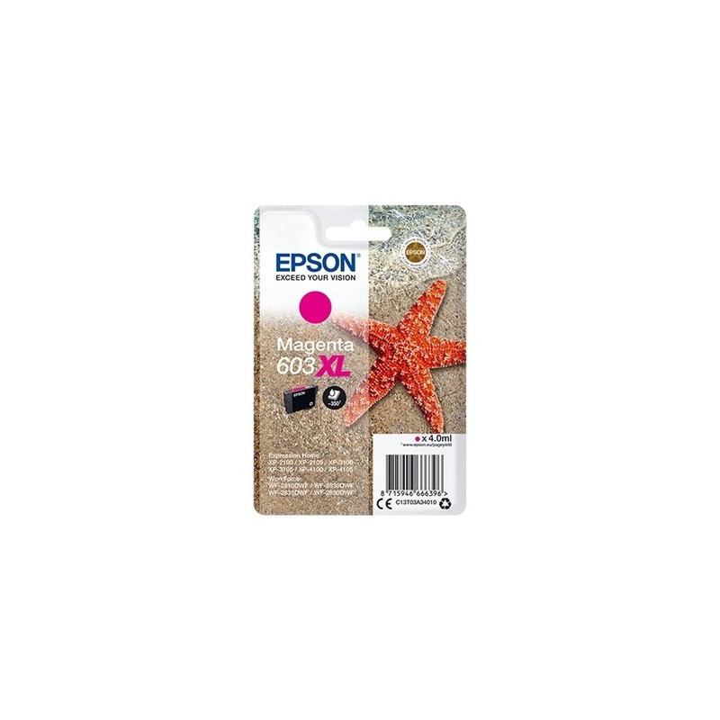 Cartouche Magenta Origine Epson 603XL pour Expression Home