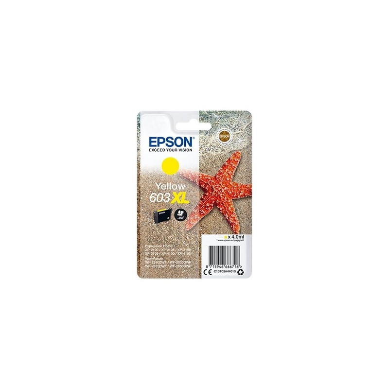 Cartouche Epson 603XL Origine Jaune - Expression Home