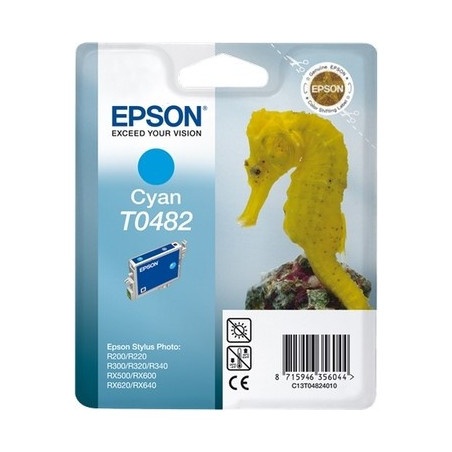 Cartouche d'origine Epson T0482 cyan pour Stylus Photo