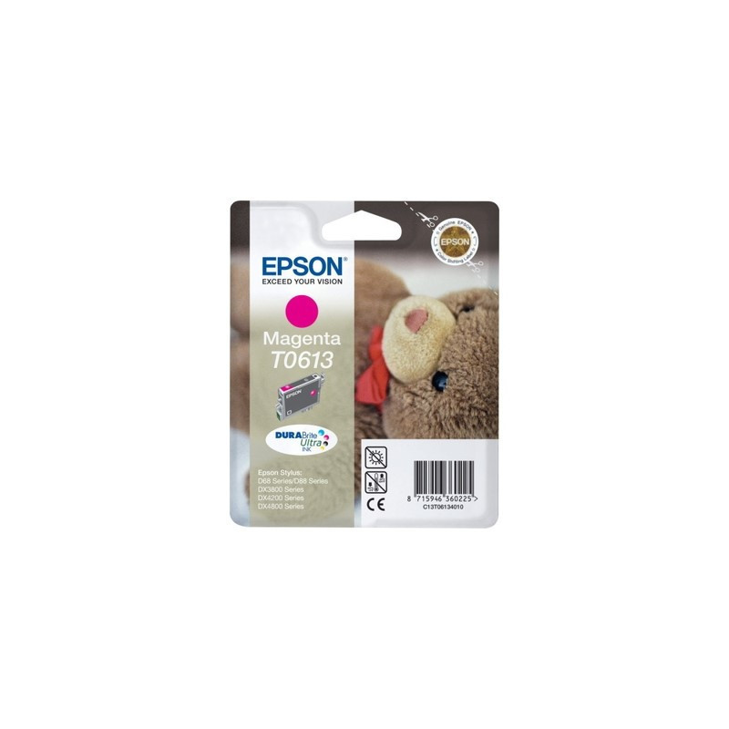 Cartouche d'encre Magenta Epson T0613 Origine - OEM