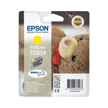Cartouche jaune origine Epson T0614 pour imprimantes Epson Stylus