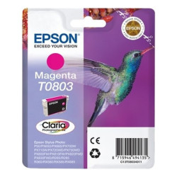 Cartouche Epson T0803 Magenta Origine - Référence OEM exacte
