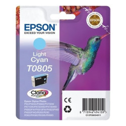 Cartouche D'origine Epson T0805 Light Cyan - Conforme et calibrée