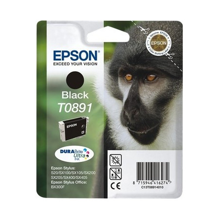 Cartouche Epson T0891 Noir Originale - Référence constructeur
