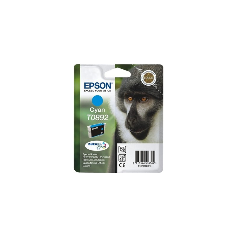 Cartouche Origine Epson T0892 Cyan - Conforme et fiable