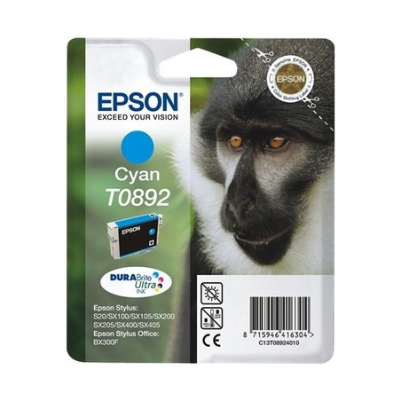 Cartouche Origine Epson T0892 Cyan - Conforme et fiable