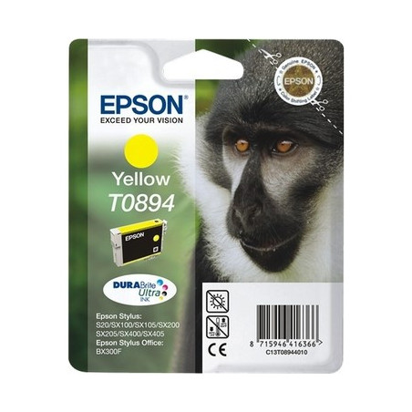 Cartouche d'origine T0894 Jaune pour Epson