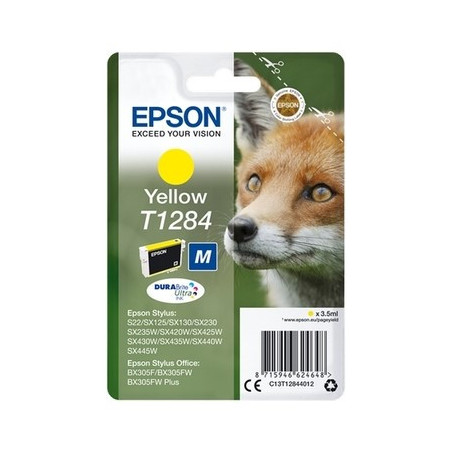 Cartouche d'origine Epson jaune OEM 1284 pour imprimantes Epson
