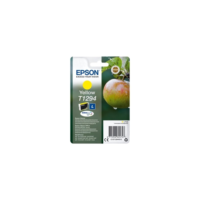 Cartouche Origine Jaune OEM 1294 pour imprimantes Epson