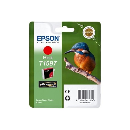 Cartouche Origine Epson T1597 Rouge - Conforme et fiable