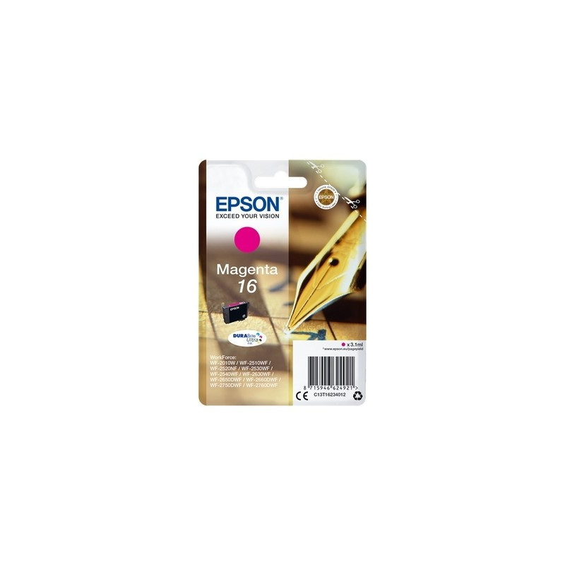 Cartouche Epson T1623 Magenta Origine - Référence OEM T1623