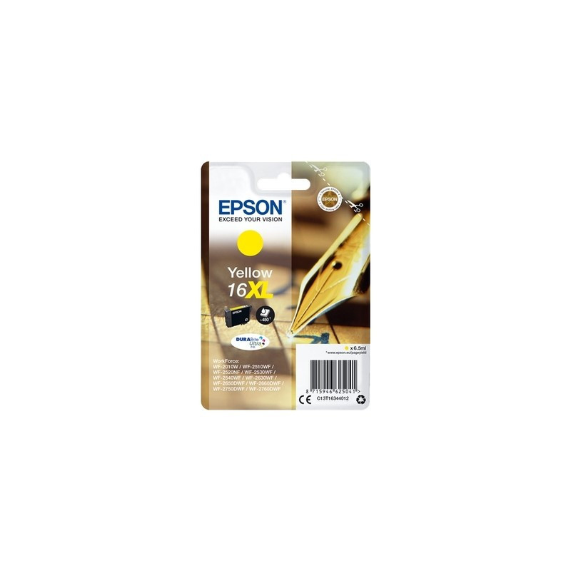 Cartouche Jaune Origine Epson 1634 - Conforme et reconnue