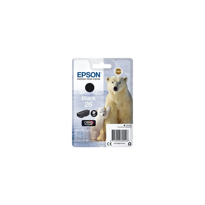Cartouche Origine Epson T2601 Noir - OEM T260140