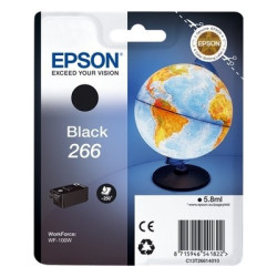 Cartouche D'encre Origine Epson T266 Noir - Réf. OEM T266