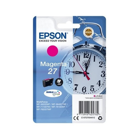 Cartouche D'encre Origine Epson T2703 Magenta (T270340) - Conforme à