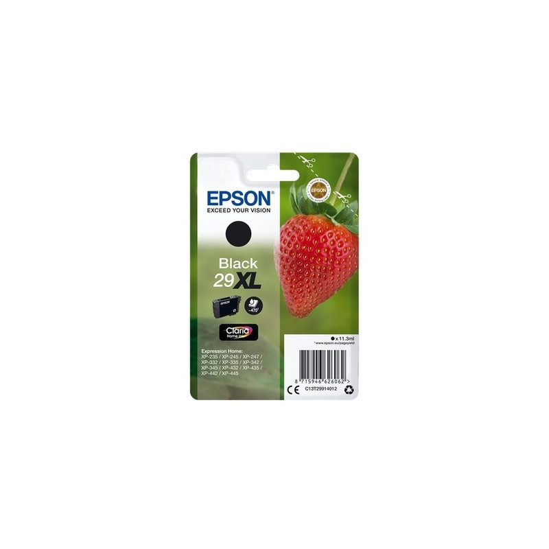 Cartouche noire d'origine Epson 29XL pour XP-235, XP-240/245/247