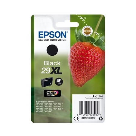 Cartouche noire d'origine Epson 29XL pour XP-235, XP-240/245/247