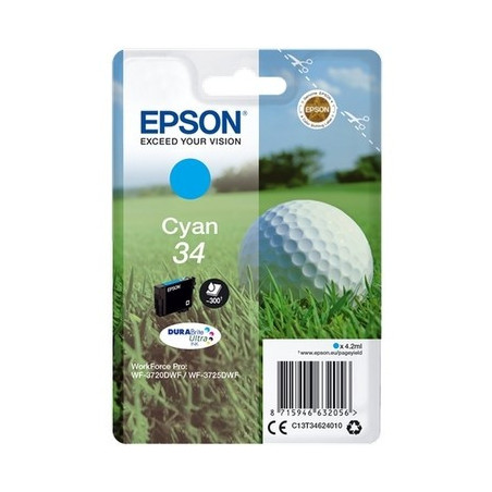 Cartouche Origine Epson T3462 Cyan (T346240) - Conforme constructeur