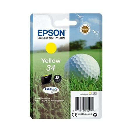 Cartouche Origine Jaune Epson T346440 - Conforme OEM T3464