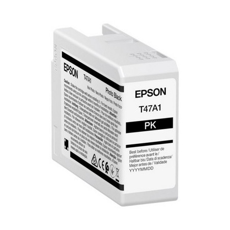 Cartouche Origine Noir Epson T47A1 - Reconnaissable par votre