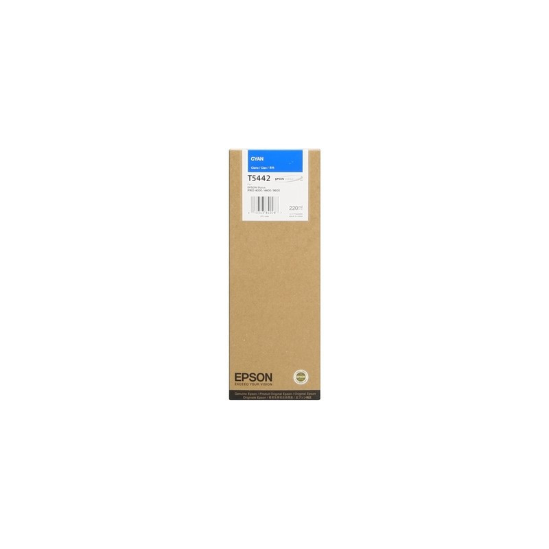 Cartouche Origine Epson T5442 Cyan pour Stylus Pro 4000/4400/7600/9600