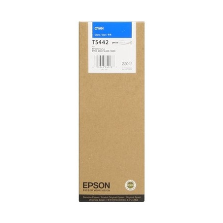 Cartouche Origine Epson T5442 Cyan pour Stylus Pro 4000/4400/7600/9600