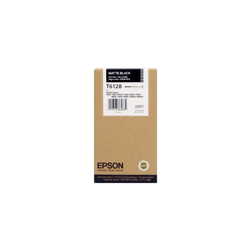 Cartouche Origine Epson T6128 Noir - Référence officielle