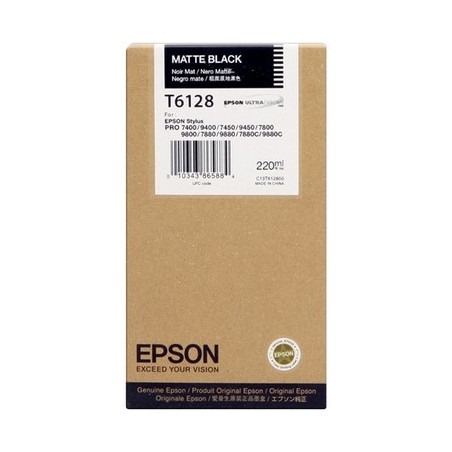 Cartouche Origine Epson T6128 Noir - Référence officielle