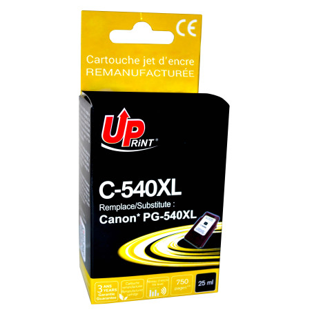 Cartouche noir UPrint Premium pour Canon MG 2100 Series, PG-540XL