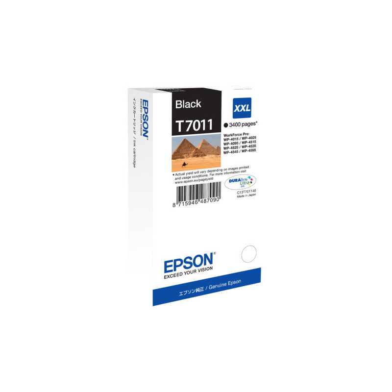 Cartouche Origine Epson T7011 Noir - Référence constructeur