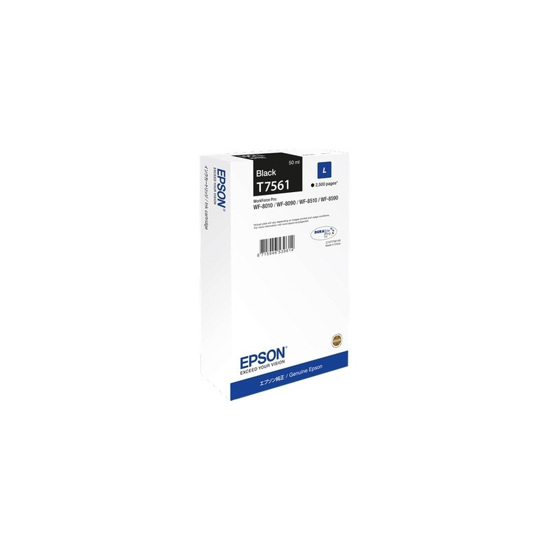 Cartouche d'origine Epson T7561 pour imprimantes Epson WorkForce Pro