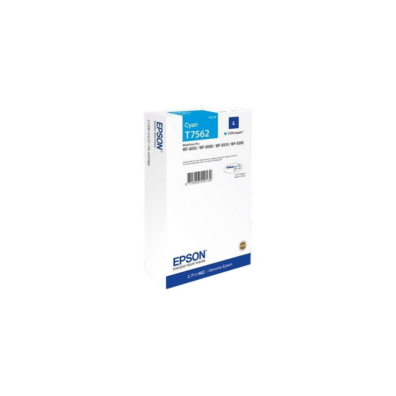 Cartouche OEM Cyan T7562 pour imprimantes Epson WorkForce Pro