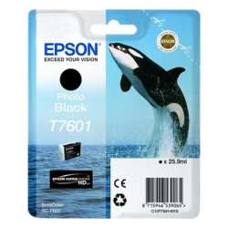 Cartouche origine Epson 7601 Noir photo pour SureColor SC-P 600