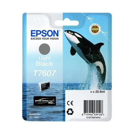Cartouche d'origine Epson 7607 Gris - Référence exacte 7607