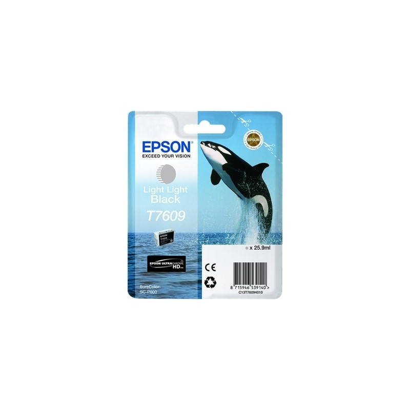Cartouche Origine Epson 7609 Light Grey C13T76094010 - Conforme et