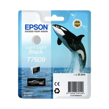 Cartouche Origine Epson 7609 Light Grey C13T76094010 - Conforme et