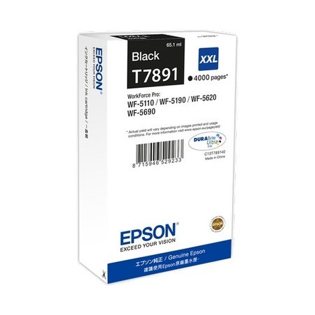 Cartouche d'origine Epson T7891 noir pour WorkForce Pro