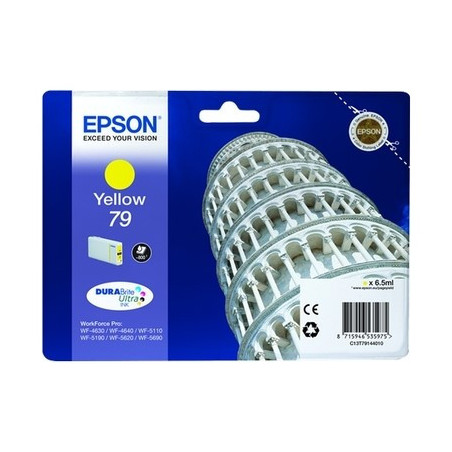 Cartouche jaune Origine T7914 pour imprimantes Epson WorkForce Pro